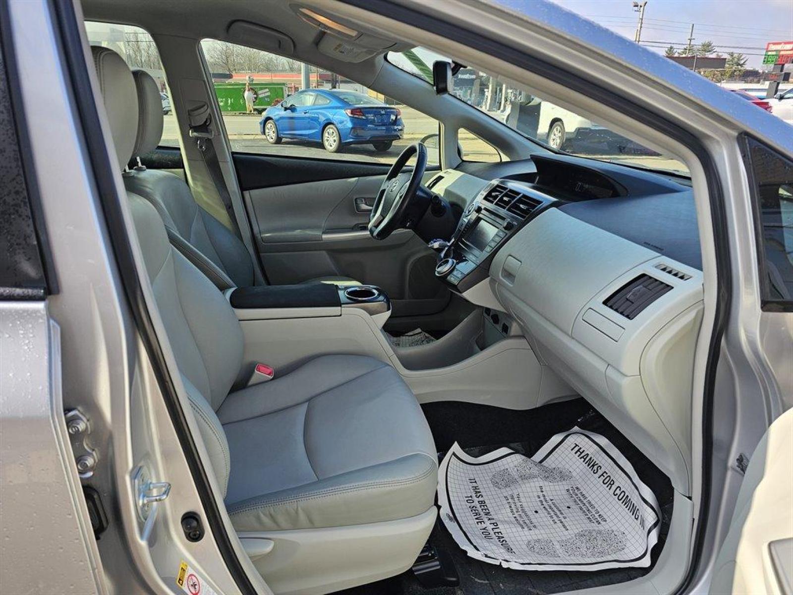 2013 Silver /Gray Toyota Prius V (JTDZN3EU8D3) with an 1.8l I-4 EFI Dohc Hybrid engine, Auto transmission, located at 4163 Bardstown Rd, Louisville, KY, 40218, (502) 266-7677, 38.189991, -85.642418 - Photo #8