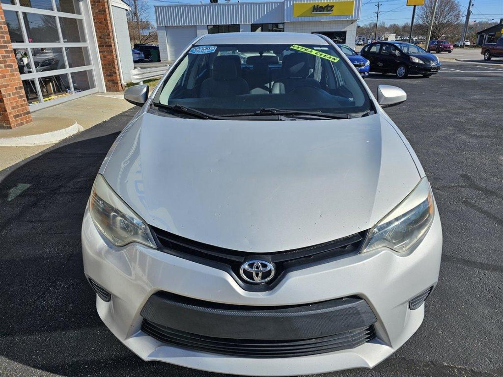 2015 Silver /Gray Toyota Corolla (2T1BURHE9FC) with an 1.8l I-4 EFI Dohc 1.8l engine, Auto transmission, located at 4163 Bardstown Rd, Louisville, KY, 40218, (502) 266-7677, 38.189991, -85.642418 - Photo #2