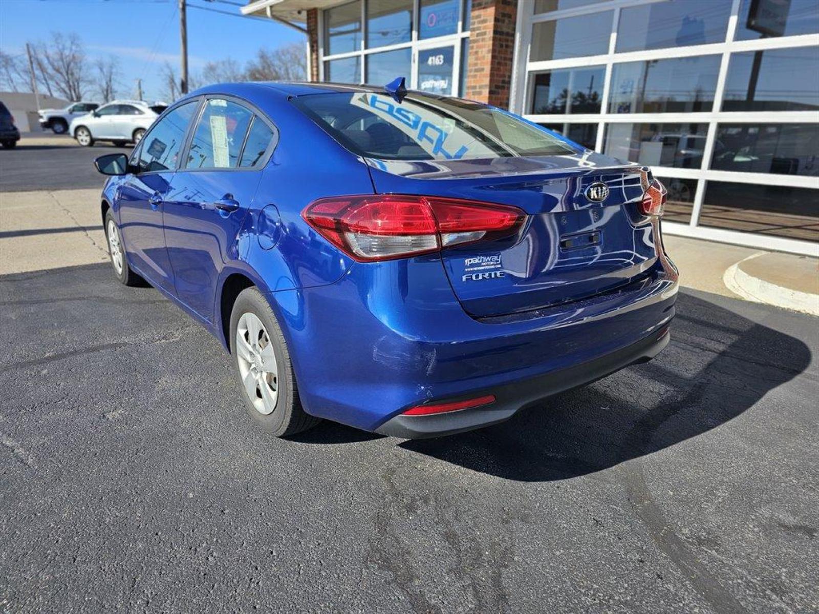 2017 Blue /Gray Kia Forte (3KPFK4A75HE) with an 2.0l I-4 MPI Dohc 2.0l engine, Auto transmission, located at 4163 Bardstown Rd, Louisville, KY, 40218, (502) 266-7677, 38.189991, -85.642418 - 2017 Kia Forte LX. Come see this Kentucky blue beauty. Great looking vehicle with lots of options. - Photo #5