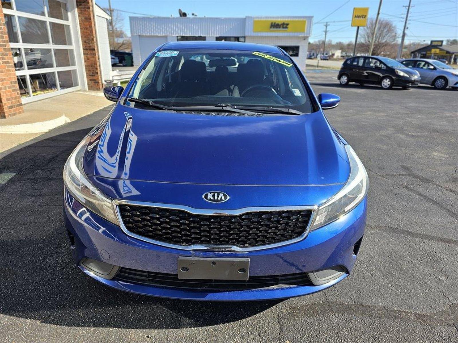 2017 Blue /Gray Kia Forte (3KPFK4A75HE) with an 2.0l I-4 MPI Dohc 2.0l engine, Auto transmission, located at 4163 Bardstown Rd, Louisville, KY, 40218, (502) 266-7677, 38.189991, -85.642418 - 2017 Kia Forte LX. Come see this Kentucky blue beauty. Great looking vehicle with lots of options. - Photo #1